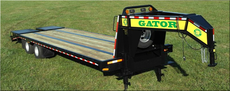 GOOSENECK TRAILER 30ft tandem dual - all heavy-duty equipment trailers special priced  Polk County,  North Carolina