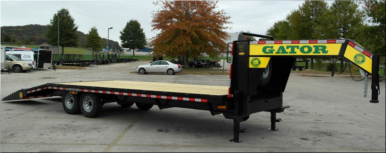 Gooseneck flat bed trailer for sale14k  Polk County,  North Carolina